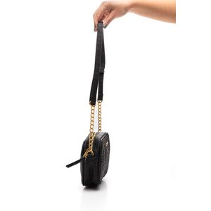 Bolsa Semax Transversal Corrente Feminina Alice Palucci Al2467 Preto