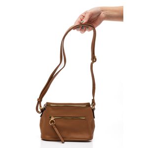 Bolsa Semax Transversal Feminina Alice Palucci Napa 2214 Bege