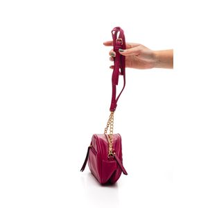 Bolsa Semax Transversal Chevron  Feminina Alice Palucci Al2553 Pink