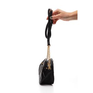 Bolsa Semax Transversal Chevron  Feminina Alice Palucci Al2553 Preto