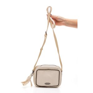 Bolsa Semax Tiracolo Feminina Alice Palucci Corrente Al2662 Off-White