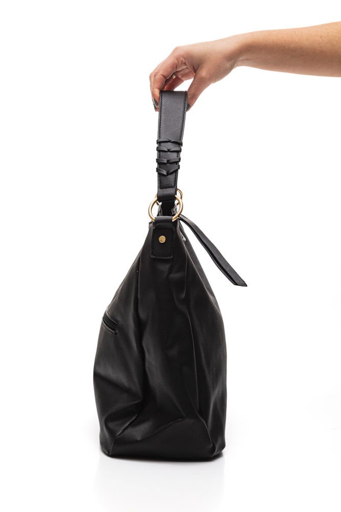 Bolsa Semax Tote Grande Feminina Alice Palucci Al236 Preto Bolsa Semax Tote Grande Feminina Alice Palucci Al236 Preto