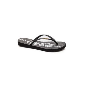 Chinelo Coca-Cola Slim Feminino Estampa Cc3516 Preto