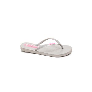 Chinelo De Dedo Coca Cola Feminino Logo Relevo Cc4390 Cinza