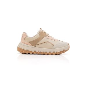 Tênis Pink Cats Jogging Juvenil Menina V4561-1 Off-White