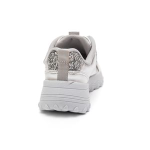 Tênis Pink Cats Jogging Juvenil Menina V4562-5 Prata