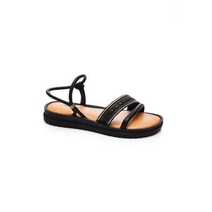 Sandália Mississipi Flatform Feminina Mb482-01 Preto