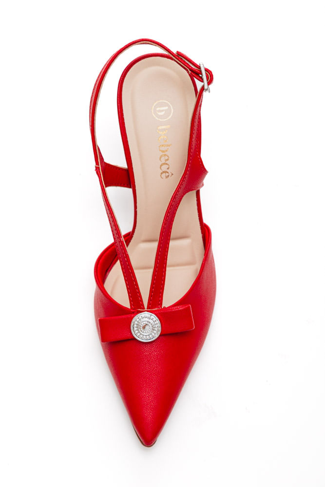 Calçados Femininos Scarpin Bebece Vermelho Sapatos Femininos