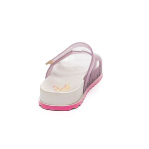 Chinelo Grendene Barbie Glam Slide Infantil Menina 23200-Bh610 Prata