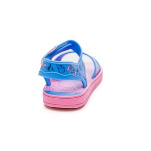 Sandália Grendene Rasteira Infantil Menina Stitch 22991-Bg035 Azul