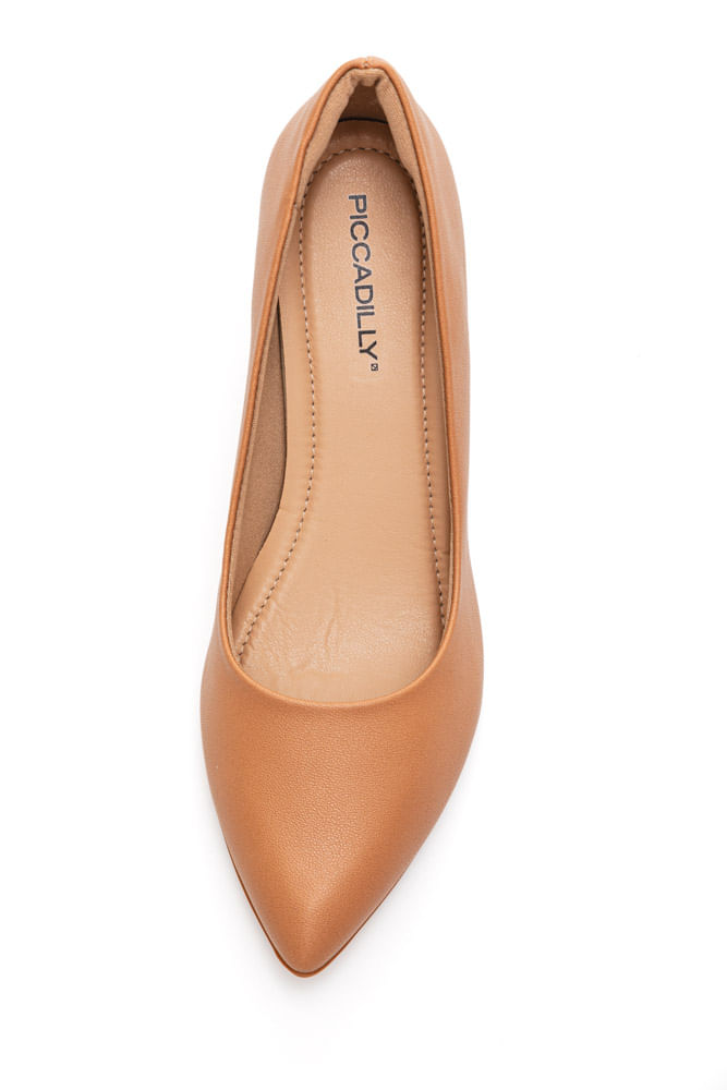Sapato-Piccadilly-Scarpin-Feminino-Salto-Medio-745135-Bege