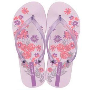 Chinelo Ipanema Infantil Menina Flores 27264-Bf031 Lilas