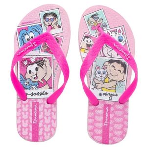 Chinelo Ipanema Infantil Menina Turma Da Mônica 26791-Bb032 Rosa