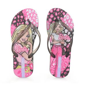 Chinelo Ipanema Infantil Menina Barbie 27291-Bh309 Preto