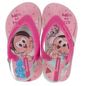 Chinelo Ipanema Bebê Menina Turma Da Mônica 26791-Bb032 Rosa