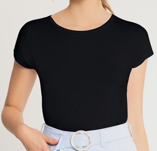 Blusa-Lunender-Feminina-Manga-Curta-Gola-Redonda-00369-Preto