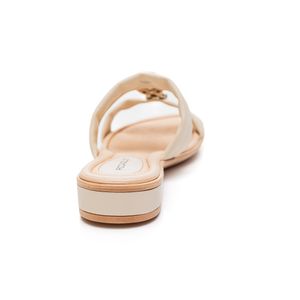 Tamanco Piccadilly Taila Feminino Salto Baixo 590041 Off-White