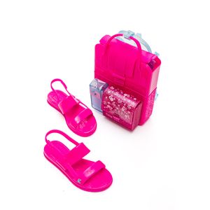Sandália Grendene Kids Infantil Menina  Barbie Color Mochi  23067-Bf284 Pink