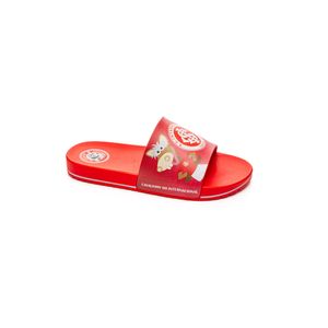 Chinelo Grendene Kids Slide Juvenil Menino Cavalinhos Do Fantástico Internacional 23187-Bi287 Vermelho