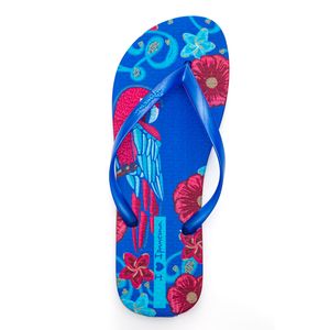 Chinelo Ipanema Verão Print Feminino Arara 27305-Bh397 Azul