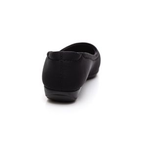 Sapatilha Comfortflex Casual Feminina Lycra 2462401-02 Preto