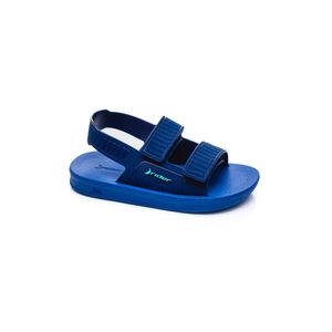 Sandália Rider Street Papete Infantil Menino Velcro 12451-Bg461 Azul