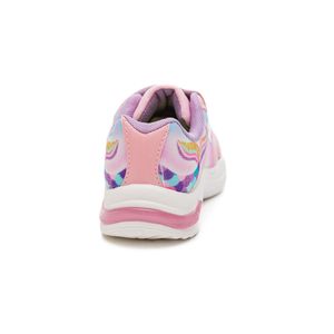 Tênis Mini Pé Led Infantil Menino Sereia Mp2327 Lilas