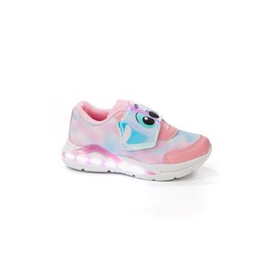 Tênis Mini Pé Led Infantil Menina Personagem MP2410  Rosa