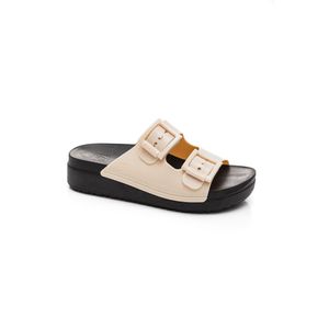 Chinelo Zaxy Partner High Feminino Fivela 19059-Bg771 Off-White