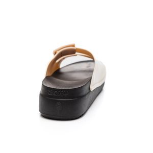 Chinelo Zaxy Partner High Feminino Fivela 19059-Bg771 Off-White