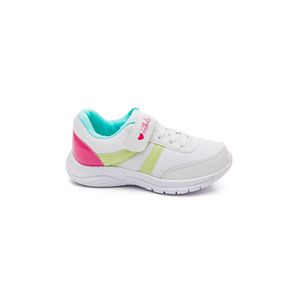 Tênis Jet Kids Casual Infantil Menina Velcro 63.012-226 Branco