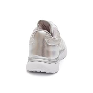 Tênis Via Vip Casual Infantil Menina Metalizado Vnj3001 Prata