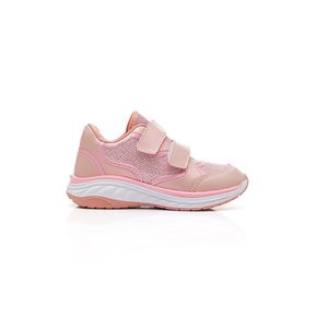 Tênis Via Vip Casual Infantil Menina Velcro Vv8505 Rosa