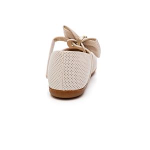 Sapatilha Ortofino Boneca Infantil Menina Laço 001.1763 Off-White