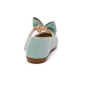 Sapatilha Ortofino Boneca Infantil Menina Laço 001.1763 Verde Claro