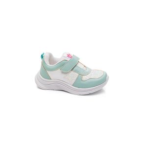 Tênis Ortofino Casual Infantil Menina Velcro 014.2608 Verde Claro