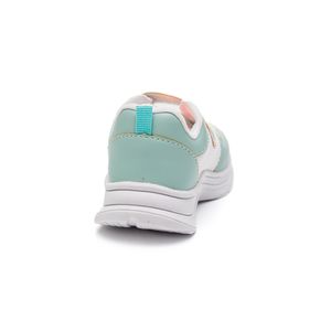 Tênis Ortofino Casual Infantil Menina Velcro 014.2608 Verde Claro