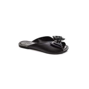 Chinelo Chá De Mel Rasteira Feminina Laço 1107 Preto