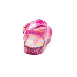 Sandália Charmosinha Infantil Menina Aranha Glitter 1955 Rosa