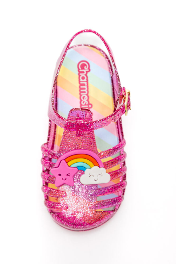 Sandalia-Charmosinha-Infantil-Menina-Aranha-Glitter-1955-Rosa