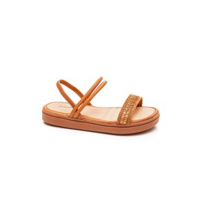 Sandália Mississipi Papete Feminina Elástico Mb712-07 Caramelo
