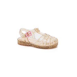 Sandália Camin Aranha Infantil Menina Glitter 22031-517 Transparente