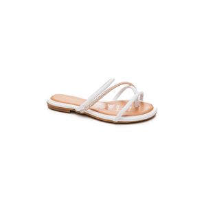 Chinelo Molekinha Rasteiro Juvenil Menina 2157.1093 Branco