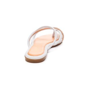 Chinelo Molekinha Rasteiro Juvenil Menina 2157.1093 Branco