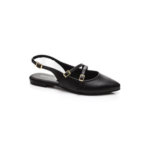 Sapatilha Beira Rio Slingback Feminina Fivela 4134.1012 Preto