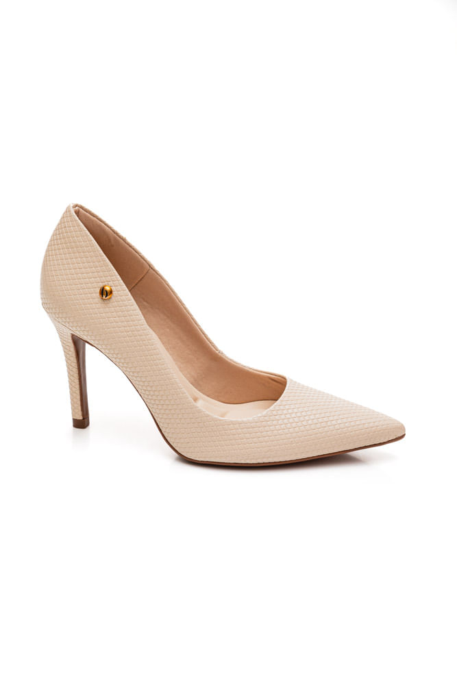 Sapato Bebecê Scarpin Feminino Napa T9430-212 Off-White