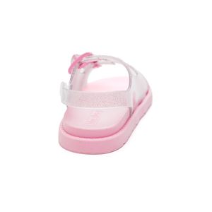 Sandália Lue Lua Papete Infantil Menina Glitter  150000-277 Rosa