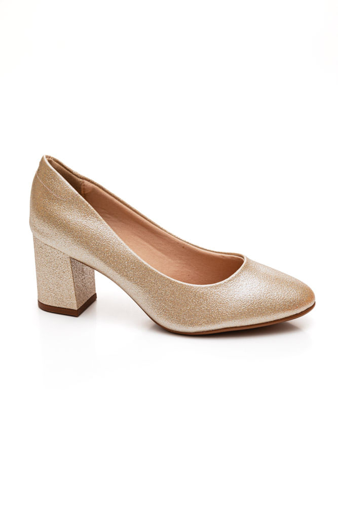Sapato-Beira-Rio-Salto-Bloco-Feminino-4320.100-Ouro