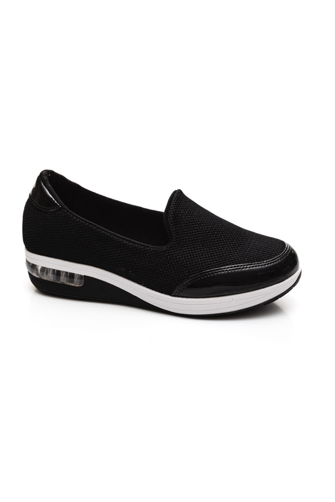 Tenis-Modare-Ultra-Conforto-Feminino-Slip-On-Gel-7320.201-Preto