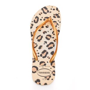 Chinelo Havaianas Feminino Animals 6516 Bege